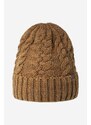 Kangol czapka Cable Beanie HEATHER kolor brązowy z grubej dzianiny K3376HT-TANHEATHER