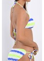 Strój kąpielowy Bikini Briefs CC7 Roberto Lucca 2W1405 neon stripes (Dolna część S) - CC7 Roberto Lucca