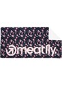 Ręcznik Meatfly Wave czarno-różowy