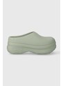 adidas Originals klapki Adifom Stan Smith Mule IE7053 damskie kolor zielony na platformie