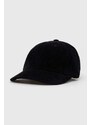 Norse Projects czapka z daszkiem sztruksowa Wide Wale Corduroy Sports Cap kolor czarny gładka N80-0131-9999