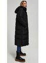 Damski płaszcz zimowy Moodo Z-KU-4222 - czarny