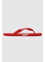 EMPORIO ARMANI Czerwone japonki z białym logo, Wybierz rozmiar 41