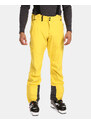 Męskie spodnie narciarskie softshell Kilpi RHEA-M żółte