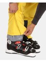 Męskie spodnie narciarskie softshell Kilpi RHEA-M żółte