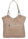 Torebka Uniwersalna Shopper Bag Hernan HB0150 Ciemno Beżowa