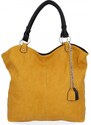 Torebka Uniwersalna Shopper Bag Hernan HB0150 Żółta