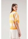 Woolrich Koszulka polo "American" w kolorze żółto-kremowym