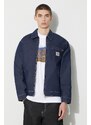 Carhartt WIP kurtka jeansowa OG Detroit Jacket męska kolor niebieski przejściowa I033039.101