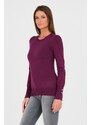 GUESS Bordowy damski cienki sweter, Wybierz rozmiar XL