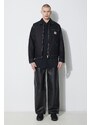 Carhartt WIP kurtka jeansowa OG Detroit Jacket męska kolor czarny przejściowa oversize I033039.8901