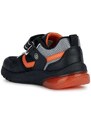 Geox Sneakersy "Ciberdron" w kolorze czarno-pomarańczowym