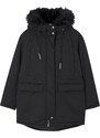 Pull&Bear Parka przejściowa czarny