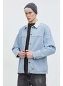 Dickies kurtka jeansowa HERNDON JACKET męska kolor niebieski przejściowa DK0A4YQM