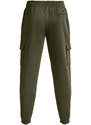 Męskie spodnie dresowe Under Armour Essential Flc Cargo Pant Marine Od Green