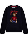 Dziecięcy Sweter Guess LS Sweater_Minime L4Rr07Z2Zk2-G7V2 – Granatowy