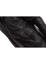 TRS450 - Uniwersalna czarna kurtka skórzana męska przejściowa DORJAN