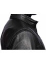 OLG950_2 - Skórzana kurtka męska z zapinanymi kieszeniami DORJAN