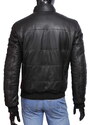 CARLO MONTI MAR450_3 - czarna kurtka bomberka męska ze ściągaczami DORJAN