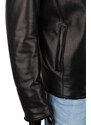 CARLO MONTI VTO450 - ciepła kurtka skórzana męska z czarnym futerkiem DORJAN