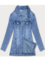 GOURD JEANS Długa kurtka jeansowa niebieska (GD8750-LK)