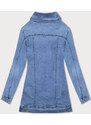 GOURD JEANS Długa kurtka jeansowa niebieska (GD8750-LK)