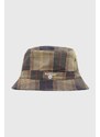 Barbour kapelusz bawełniany Tartan Bucket Hat kolor zielony bawełniany MHA0618