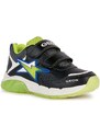 Geox Sneakersy "Spaziale" w kolorze czarno-zielonym