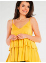 Koszula damska awama model 166794 Yellow