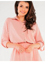 Koszula damska awama model 166781 Pink