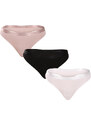 3PACK stringi damskie Tommy Hilfiger nadrozmiard wielokolorowe (UW0UW04480 05J)