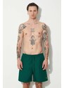 Carhartt WIP szorty bawełniane Chase Swim Trunks kolor zielony I026235.1YWXX