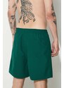 Carhartt WIP szorty bawełniane Chase Swim Trunks kolor zielony I026235.1YWXX