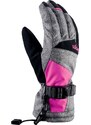 Rękawiczki narciarskie damskie Viking RONDA szaro/różowe