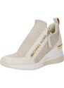 MICHAEL Michael Kors Trampki slip on 'WILLIS' beżowy / szampan / złoty