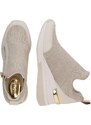 MICHAEL Michael Kors Trampki slip on 'WILLIS' beżowy / szampan / złoty