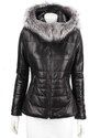 CARLO MONTI HLN450_2 - pikowana kurtka skórzana damska na jesień i zimę DORJAN