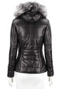 CARLO MONTI HLN450_2 - pikowana kurtka skórzana damska na jesień i zimę DORJAN