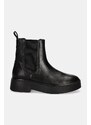 Tommy Hilfiger sztyblety skórzane MINIMAL LEATHER CHELSEA LOGOTAPE