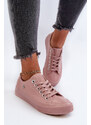 Big Star Shoes Klasyczne Trampki Damskie Big Star NN274291 Różowe