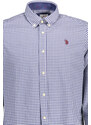 U.S. POLO MĘSKA KOSZULKA POLO Z DŁUGIM RĘKAWEM JASNONIEBIESKA