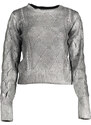 SREBRNY SWETER DAMSKI DESIGUAL