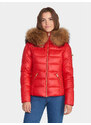 ROCKANDBLUE RITA 63 cm- Krótka puchowa kurtka o bardzo wąskim kroju w lekko połyskującym materiale