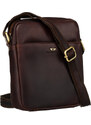 Męska torba crossbody ze skóry naturalnej z kieszeniami- Peterson