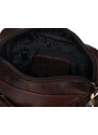 Męska torba crossbody ze skóry naturalnej z kieszeniami- Peterson