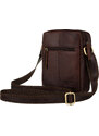 Męska torba crossbody ze skóry naturalnej z kieszeniami- Peterson