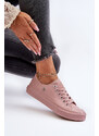Big Star Shoes Klasyczne Trampki Damskie Big Star NN274291 Różowe