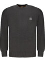 HUGO BOSS MĘSKI CZARNY SWETER