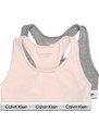 Calvin Klein Underwear Biustonosz nakrapiany szary / pastelowy róż / czarny / biały