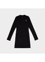 Jordan Sukienka Ls Knit Dress Damskie Ubrania Sukienki HF9477-010 Czarny